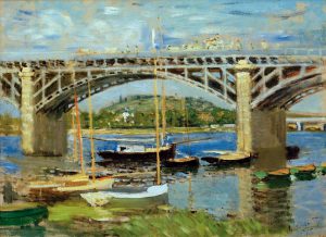 Claude Monet „Seinebrücke von Argenteuil“ 81 x 60 cm