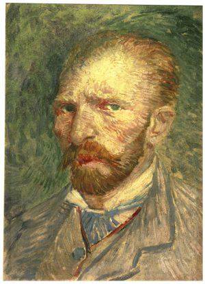Vincent van Gogh “Selbstbildnis”. 32 x 23 cm