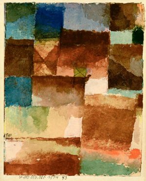 Paul Klee „In der Einöde“ 24 x 28 cm