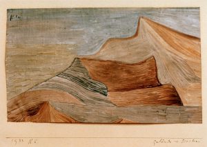 Paul Klee „Gelände im Süden“ 23 x 16 cm