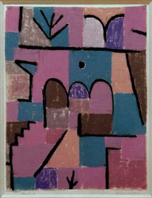 Paul Klee „Garten im Orient“ 28 x 36 cm