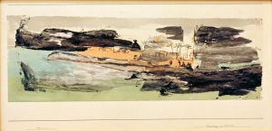 Paul Klee „Erinnerung an Auan“ 52 x 17 cm