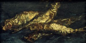 Vincent van Gogh “Stilleben mit Buecklingen”, 21 x 42 cm