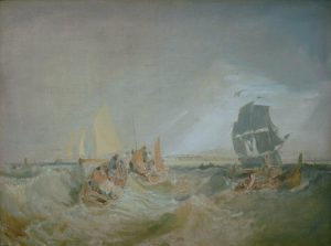 William Turner „Schiffahrt Themsemündung“ 86 x 117 cm