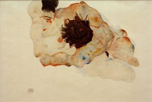 Egon Schiele „Umarmung“ 47 x 32 cm