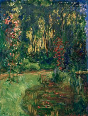 Claude Monet „Ein Winkel am Teich von Giverny“ 83 x 117 cm