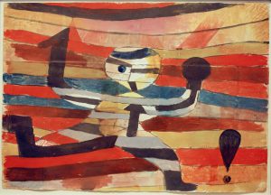 Paul Klee „Läufer“ 41 x 17 cm