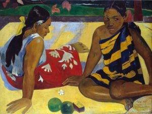 Paul Gauguin „Zwei Frauen auf Tahiti“  92 x 67 cm