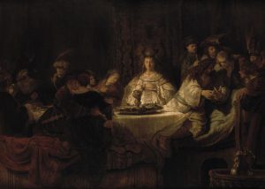 Rembrandt “Simsons Hochzeit“ 175.5 x 126.5 cm