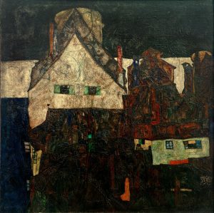 Egon Schiele „Tote Stadt“ 80 x 80 cm