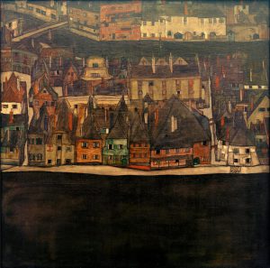 Egon Schiele „Die kleine Stadt 2“ 90 x 90 cm