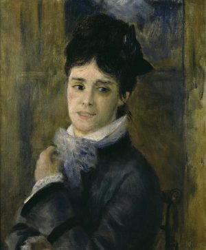 Auguste Renoir „Portrait von Madame Claude Monet“ 50 x 61 cm