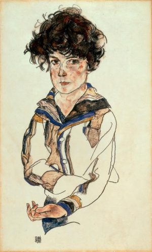 Egon Schiele „Knabenporträt“ 27 x 46 cm