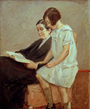 Max Liebermann „Die Gattin und Enkelin des Künstlers“ 96 x 114 cm