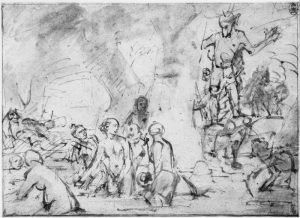 Rembrandt “Diana und Aktäon“ 34.7 x 24.6 cm