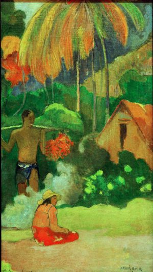 Paul Gauguin „Der Tag der Wahrheit II“  31 x 45 cm