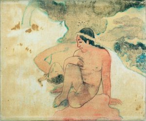 Paul Gauguin „Warum bist du eifersüchtig“  24 x 20 cm