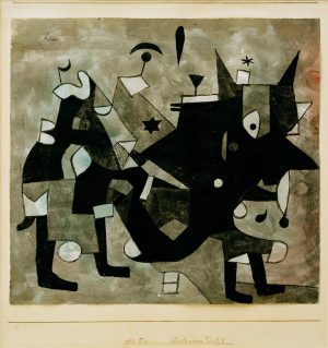 Paul Klee „Überladener Teufel“ 34 x 31 cm