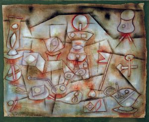 Paul Klee „Requisiten Stilleben“ 44 x 35 cm