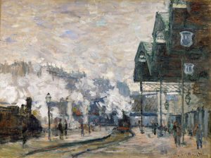 Claude Monet „Bahnhof Saint-Lazare in Paris“ 81 x 64 cm