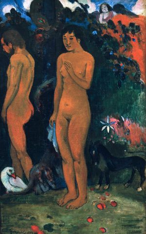 Paul Gauguin „Adam und Eva“  38 x 59 cm