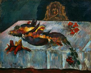 Paul Gauguin „Stilleben mit exotischen Vögeln“  71 x 58 cm