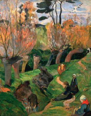 Paul Gauguin „Die Weiden (Les Saules)“  73 x 92 cm