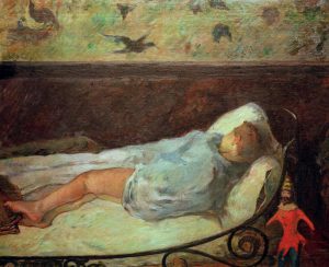 Paul Gauguin „Die kleine Träumerin“  74 x 60 cm