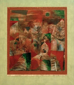 Paul Klee „Hütte am Berg“ 34 x 37 cm