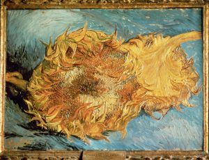 Vincent van Gogh “Zwei abgeschnittene Sonnenblumen”. 43,2 x 61 cm