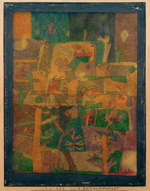 Paul Klee „Orientalische Gartenlandschaft“ 17 x 22 cm