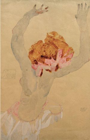 Egon Schiele „Die Blinde“ 32 x 48 cm