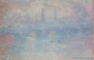 Claude Monet „Waterloo Bridge im Nebel“ 101 x 65 cm