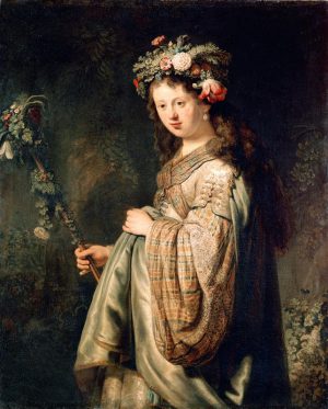 Rembrandt “Flora“ 100.4 x 124.7 cm