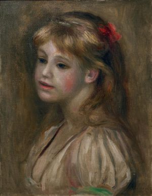 Auguste Renoir „Porträt eines Mädchens“ 31 x 41 cm