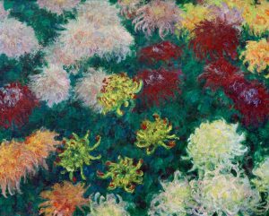 Claude Monet „Chrysanthemenbeet“ 100 x 81 cm