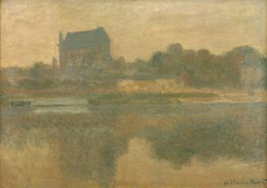 Claude Monet „Kirche von Vernon im Nebel“ 92 x 65 cm