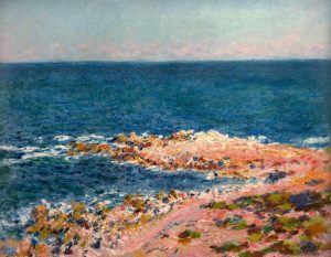 Claude Monet „Die Grande Bleue in Antibes“ 73 x 60 cm