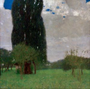 Gustav Klimt „Die große Pappel I“ 80 x 80 cm