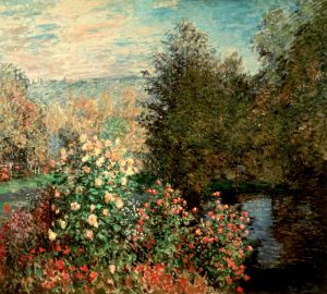 Claude Monet „Gartenwinkel in Montgeron“ 193 x 172 cm