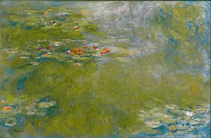 Claude Monet „Nympheas -Seerosen“ 200 x 130 cm