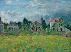 Claude Monet „Häuser in Argenteuil“ 73 x 54 cm