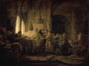 Rembrandt “Das Gleichnis von den Arbeitern im Weinberg“ 42 x 31 cm