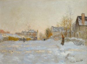 Claude Monet „Argenteuil bei Schnee“ 74 x 55 cm