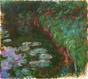 Claude Monet „Nympheas -Seerosen“ 205 x 180 cm