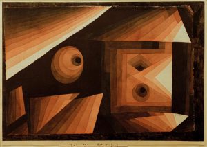 Paul Klee „Rot-Stufung“ 31 x 21 cm