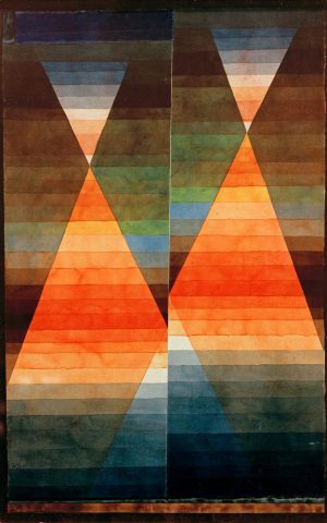 Paul Klee „Doppelzelt“ 32 x 51 cm