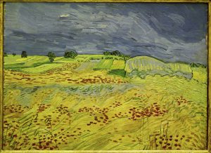 Vincent van Gogh “Weizenfeld mit Gewitterhimmel” (Die Ebene bei Auvers) 50 x 65 cm