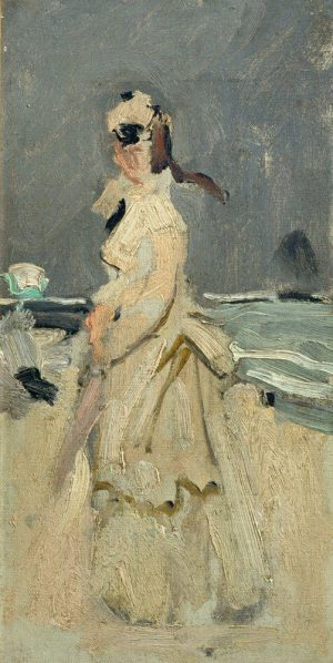 Claude Monet „Camille am Strand“ 15 x 30 cm