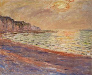 Claude Monet „Strand bei Pourville“ 73 x 60 cm